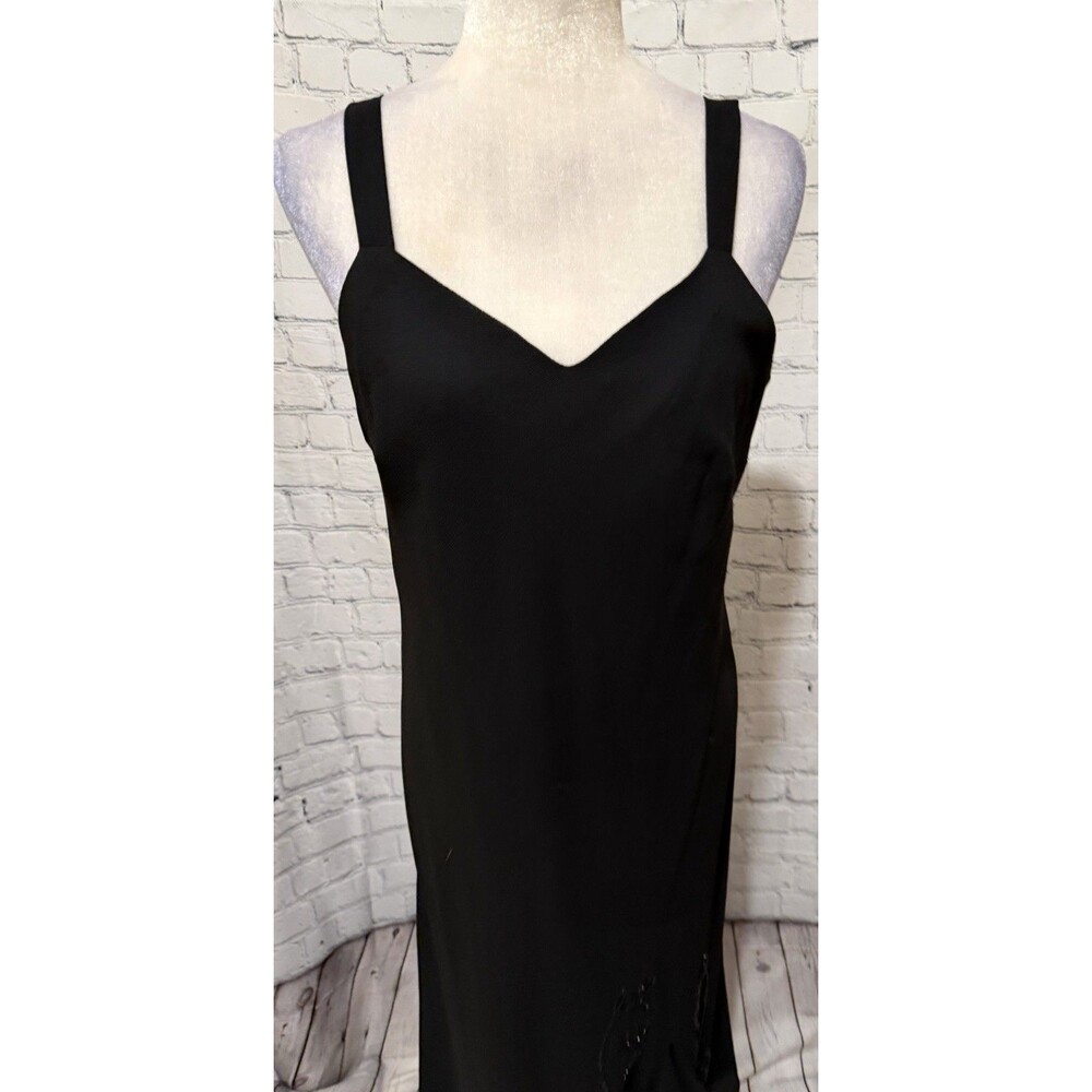 R & M Richards Women's Beaded V-Neck Two-Piece Dress 14 Petite - Picture 8 of 16